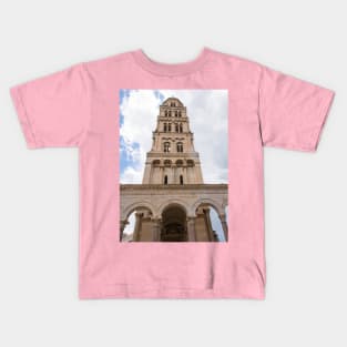 Split Cathedral Bell Tower, Croatia Kids T-Shirt